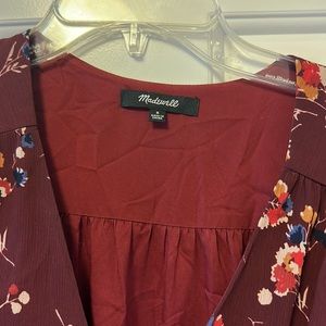 Hard to find: Madewell Carnation Toss wrap maxi-dress